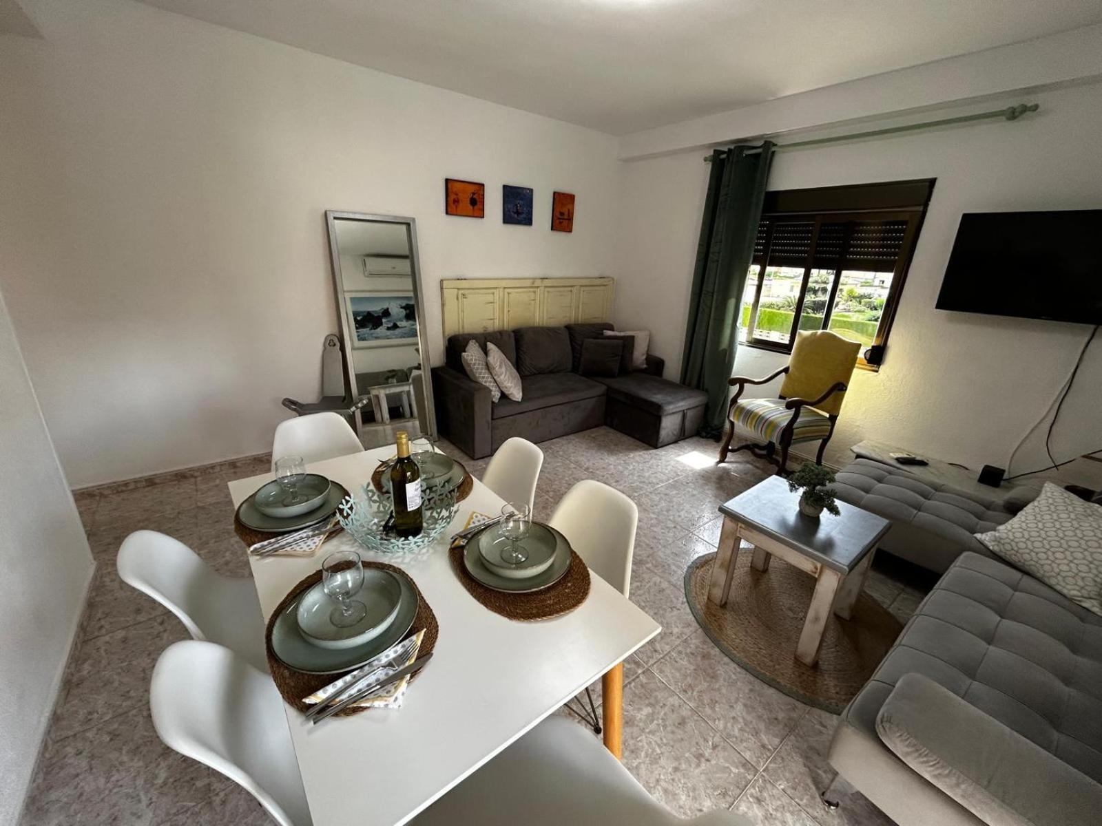 Apartament 100 M De Playa De Gandia 3 -4 Personas Parking Ascensor Kültér fotó