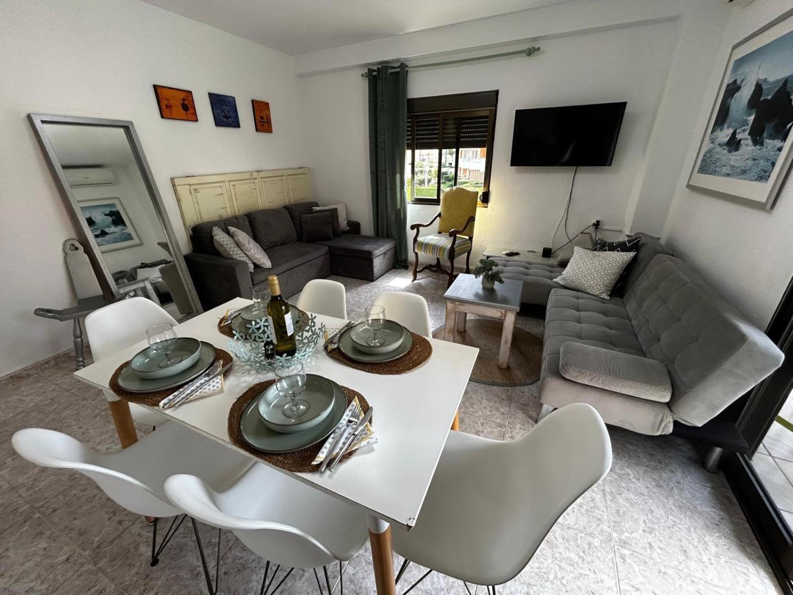 Apartament 100 M De Playa De Gandia 3 -4 Personas Parking Ascensor Kültér fotó